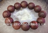 CGB3009 7.5 inches 20mm round agate bracelet wholesale