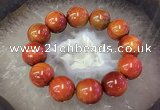 CGB3011 7.5 inches 20mm round agate bracelet wholesale