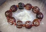 CGB3015 7.5 inches 16*20mm pumpkin agate bracelet wholesale