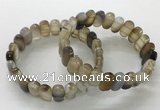 CGB3100 7.5 inches 8*15mm oval agate gemstone bracelets