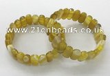 CGB3101 7.5 inches 8*15mm oval agate gemstone bracelets