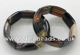 CGB3201 7.5 inches 18*29mm agate gemstone bracelets wholesale