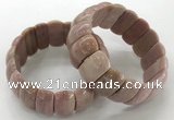 CGB3253 7.5 inches 12*25mm oval rhodochrosite bracelets