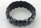 CGB3256 7.5 inches 12*25mm oval blue goldstone bracelets