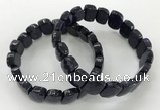 CGB3278 7.5 inches 10*15mm faceted marquise blue goldstone bracelets