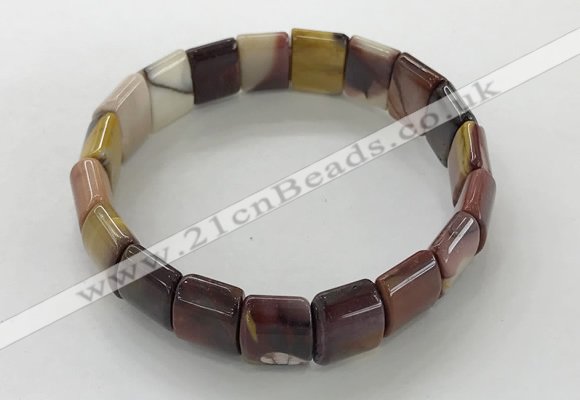 CGB3340 7.5 inches 10*15mm rectangle mookaite bracelets