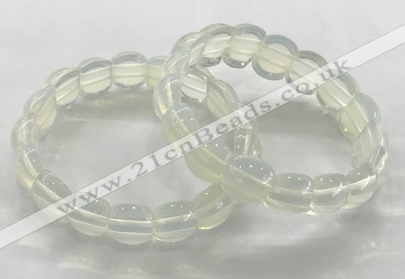 CGB3364 7.5 inches 10*15mm oval opal bracelets wholesale