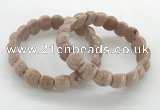 CGB3379 7.5 inches 10*15mm oval rhodochrosite bracelets wholesale