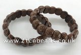 CGB3385 7.5 inches 10*15mm oval mahogany obsidian bracelets