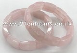 CGB3401 7.5 inches 15*21mm rose quartz bracelets wholesale