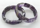 CGB3402 7.5 inches 15*21mm amethyst bracelets wholesale