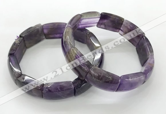 CGB3402 7.5 inches 15*21mm amethyst bracelets wholesale