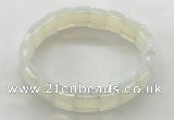 CGB3424 7.5 inches 12*15mm faceted rectangle opal bracelets