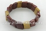 CGB3472 7.5 inches 12*17mm trapezoid mookaite bracelets