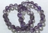 CGB4018 7.5 inches 11mm faceted round ametrine beaded bracelets