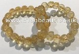 CGB4035 7.5 inches 10*14mm calabash citrine beaded bracelets wholesale