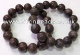 CGB4531 7.5 inches 14mm round moonstone beaded bracelets