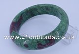 CGB470 Inner diameter 60mm fashion dyed ruby zoisite gemstone bangle