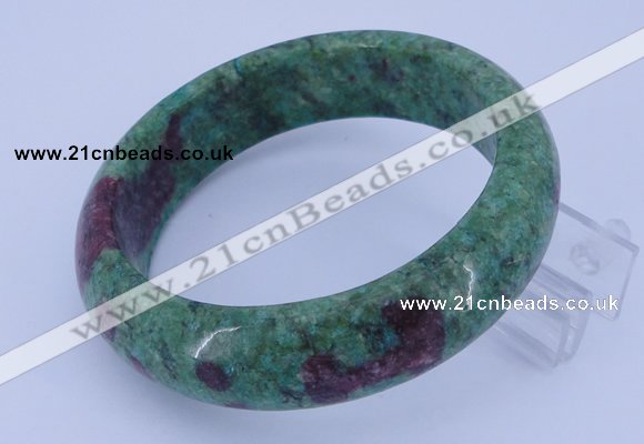 CGB470 Inner diameter 60mm fashion dyed ruby zoisite gemstone bangle