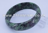 CGB481 Inner diameter 62mm fashion natural ruby zoisite gemstone bangle