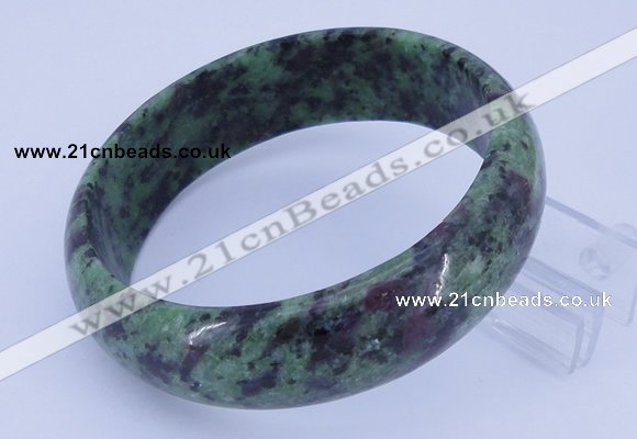 CGB481 Inner diameter 62mm fashion natural ruby zoisite gemstone bangle