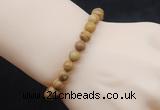 CGB5042 6mm, 8mm round wooden jasper beads stretchy bracelets