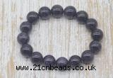 CGB5311 10mm, 12mm round grade A amethyst beads stretchy bracelets