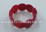 CGB700 8 inches 25*30mm agate gemstone bracelet wholesale