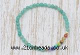 CGB7030 7 chakra 4mm peafowl agate beaded meditation yoga bracelets