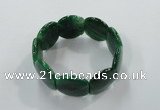 CGB704 8 inches 25*30mm agate gemstone bracelet wholesale