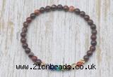 CGB7067 7 chakra 4mm brecciated jasper beaded meditation yoga bracelets