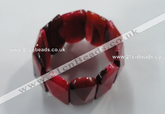 CGB708 8 inches 21*55mm agate gemstone bracelet wholesale