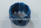 CGB711 8 inches 21*55mm agate gemstone bracelet wholesale