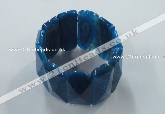 CGB711 8 inches 21*55mm agate gemstone bracelet wholesale