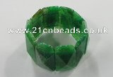 CGB712 8 inches 21*55mm agate gemstone bracelet wholesale