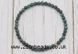 CGB7209 4mm tiny green tiger eye beaded meditation yoga bracelets