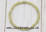 CGB7242 4mm tiny China jade beaded meditation yoga bracelets