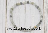 CGB7297 4mm tiny seaweed quartz beaded meditation yoga bracelets