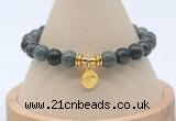 CGB7767 8mm kambaba jasper bead with luckly charm bracelets