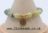 CGB7786 8mm Australia chrysoprase bead with luckly charm bracelets