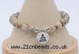 CGB7800 8mm feldspar bead with luckly charm bracelets wholesale