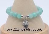 CGB7820 8mm peru amazonite bead with luckly charm bracelets