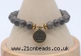 CGB7827 8mm rainbow labradorite bead with luckly charm bracelets