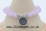 CGB7872 8mm candy jade bead with luckly charm bracelets wholesale