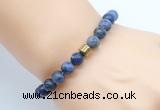 CGB8855 8mm, 10mm sodalite & drum hematite power beads bracelets