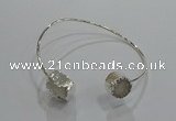 CGB888 12mm - 14*15mm freeform druzy agate gemstone bangles