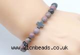 CGB8906 8mm, 10mm rhodonite & cross hematite power beads bracelets