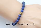 CGB9242 8mm, 10mm lapis lazuli & drum hematite power beads bracelets