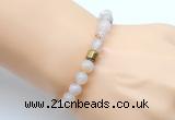 CGB9262 8mm, 10mm montana agate & drum hematite power beads bracelets