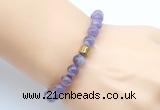 CGB9287 8mm, 10mm dogtooth amethyst & drum hematite power beads bracelets